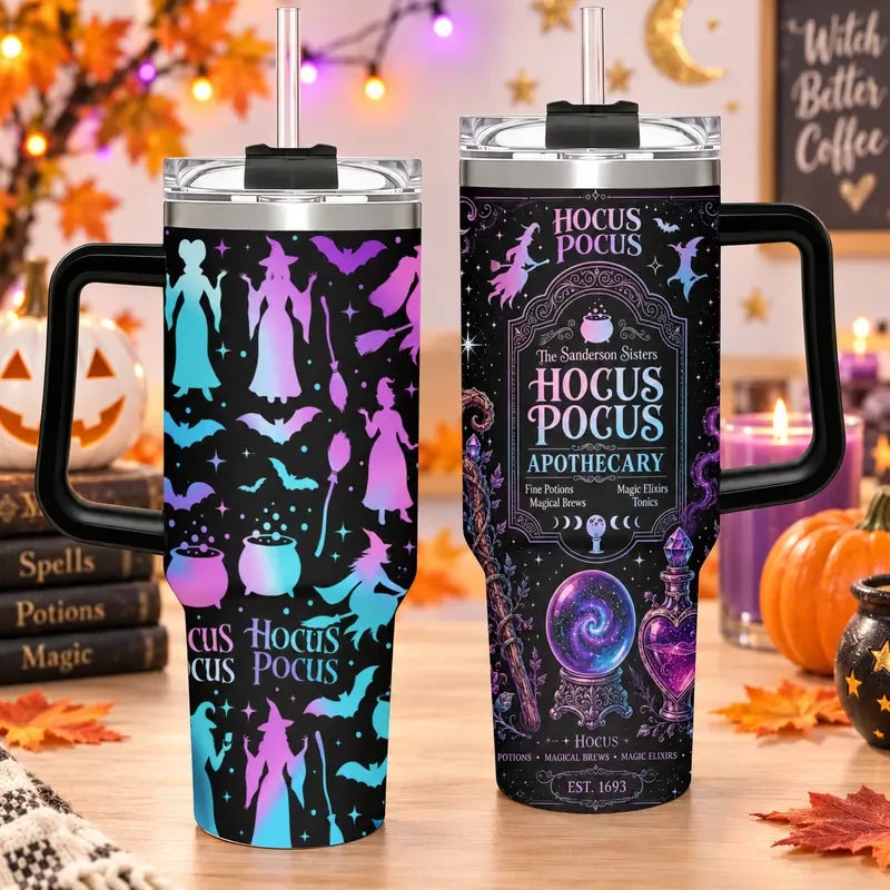 Hocus Pocus Apothecary Halloween Tumbler