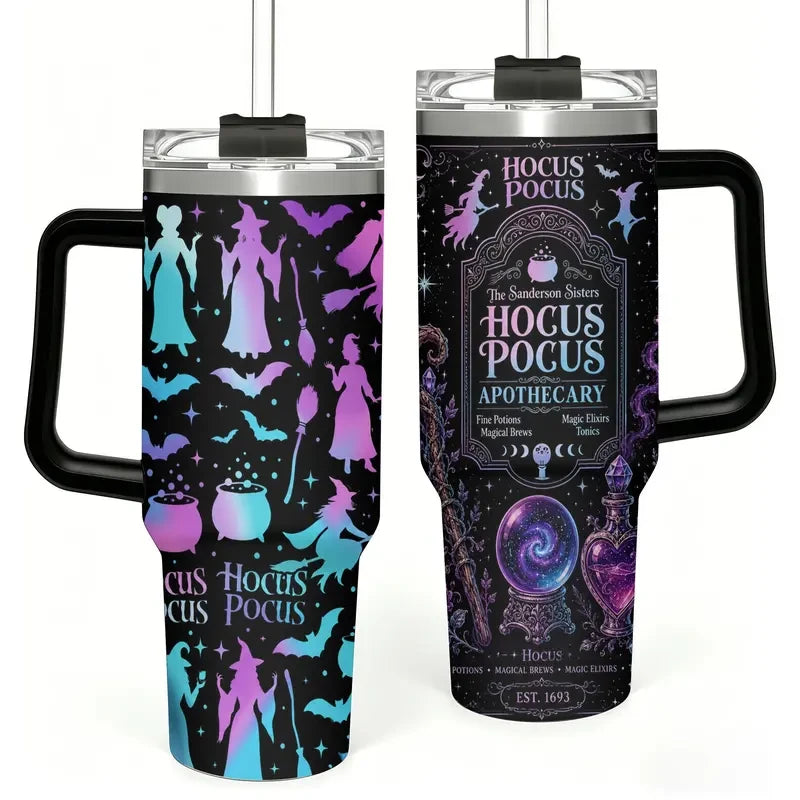 Hocus Pocus Apothecary Halloween Tumbler