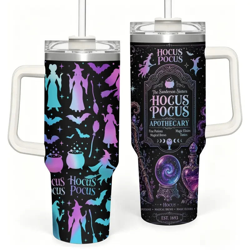 Hocus Pocus Apothecary Halloween Tumbler